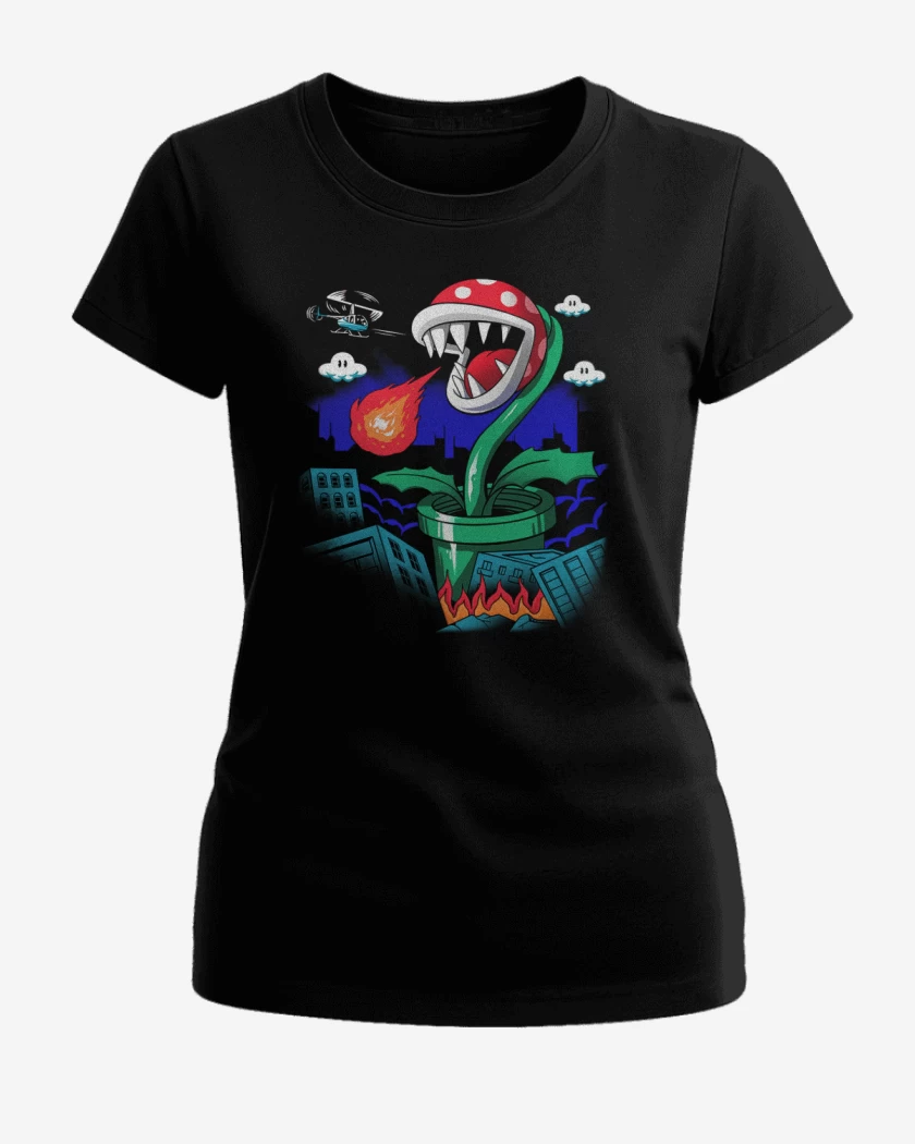Polera de Mujer Negro de Piranha