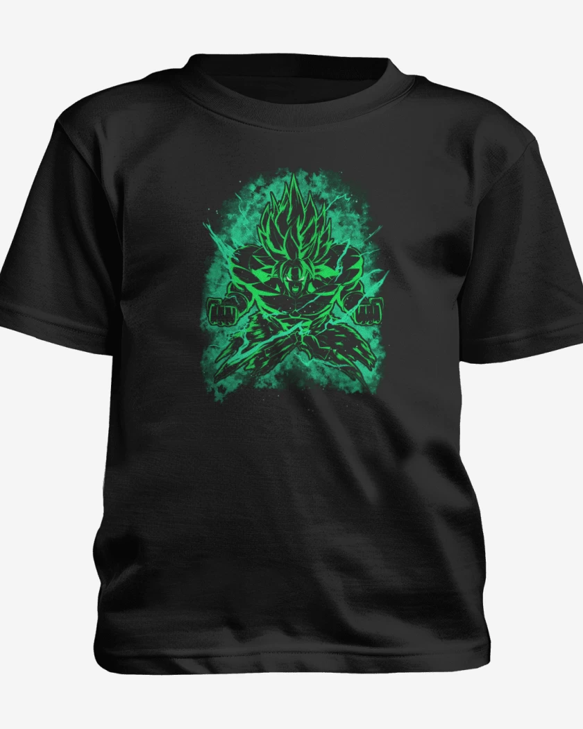 Polera de niño Negro de broly 2