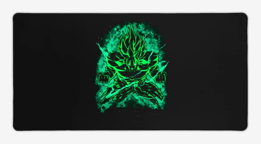 Mouse pad Gamer Negro de broly 2