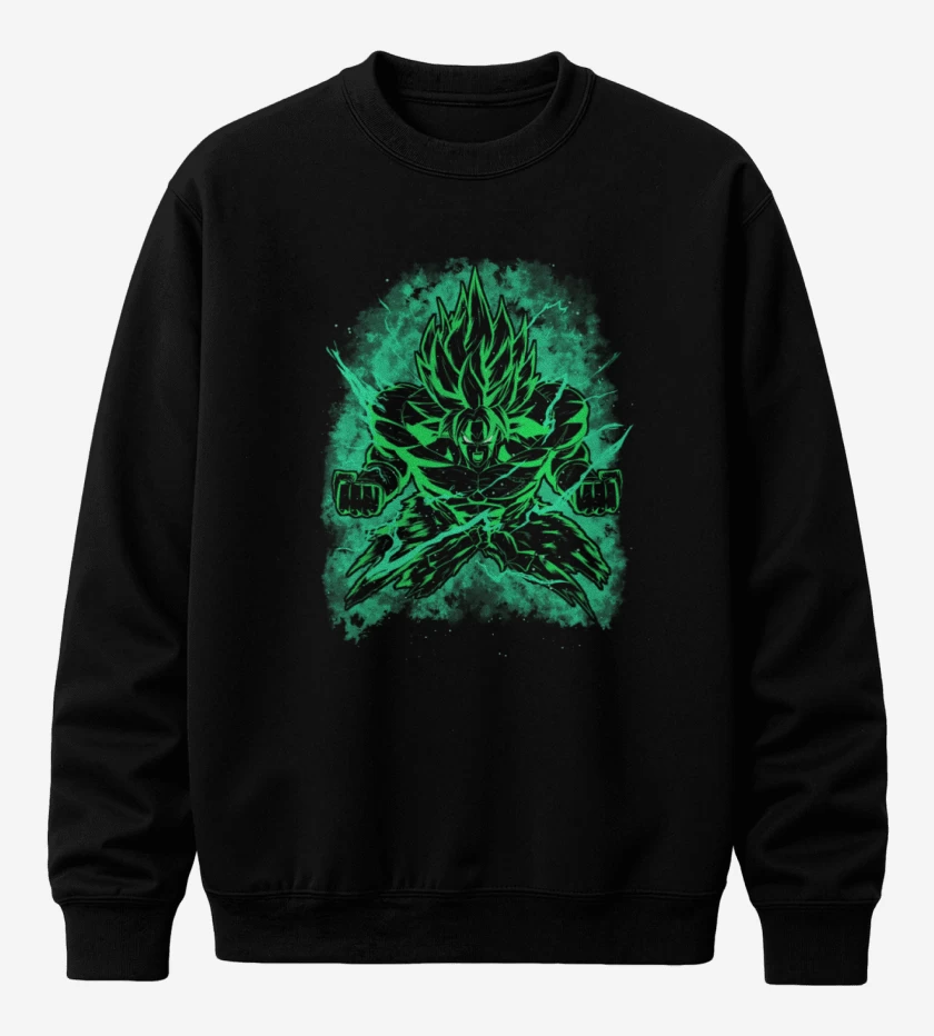 Poleron polo Negro de broly 2