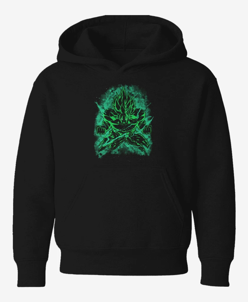 Poleron de niño Negro de broly 2