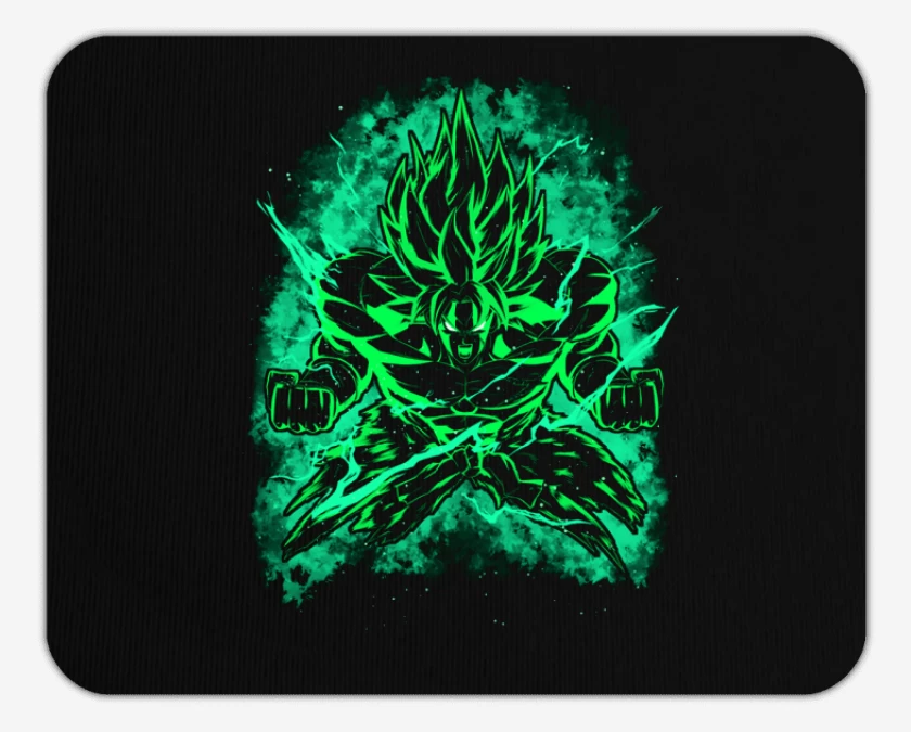 Mousepad Negro de broly 2