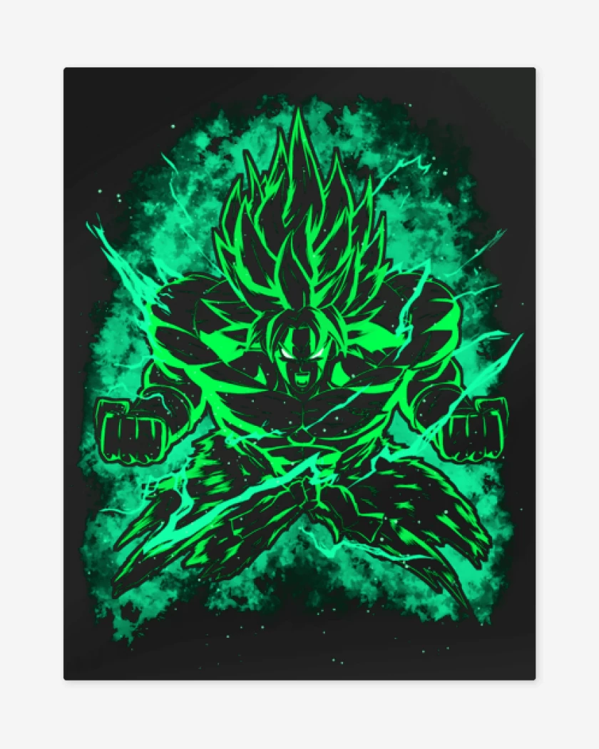 Print metalico broly 2
