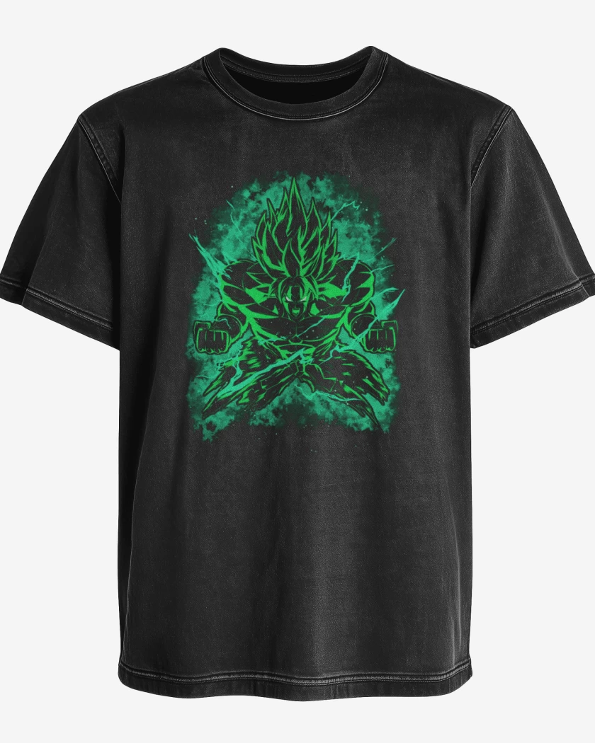 Polera desgastada broly 2