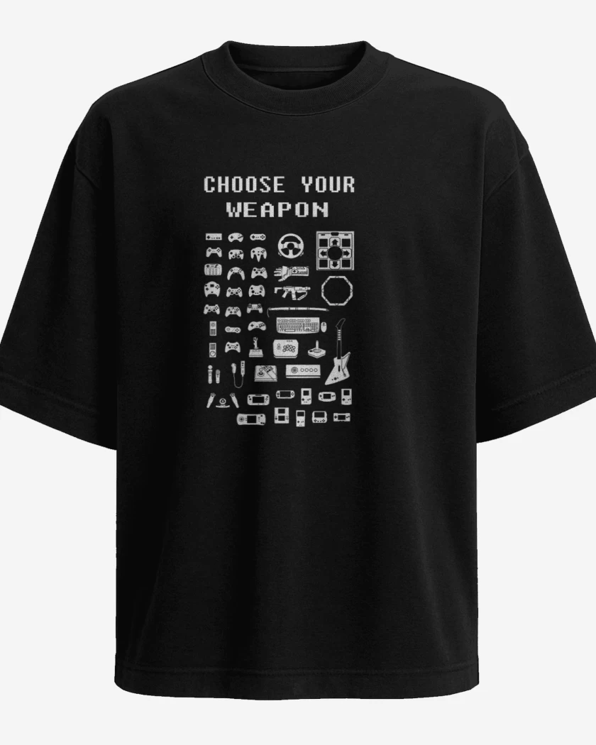 Polera Oversize Choose your weapon 