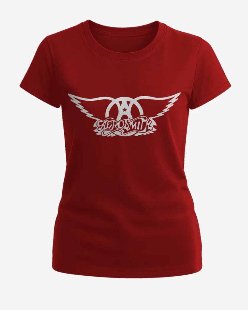 Polera de Mujer Rojo de Aerosmith