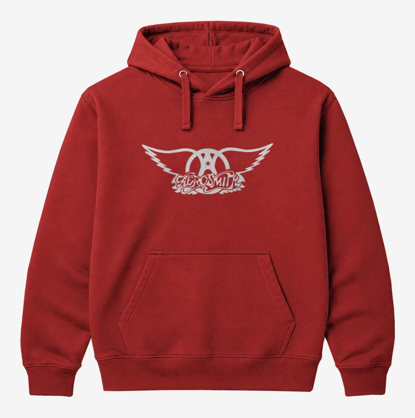 Polerón Canguro Rojo de Aerosmith