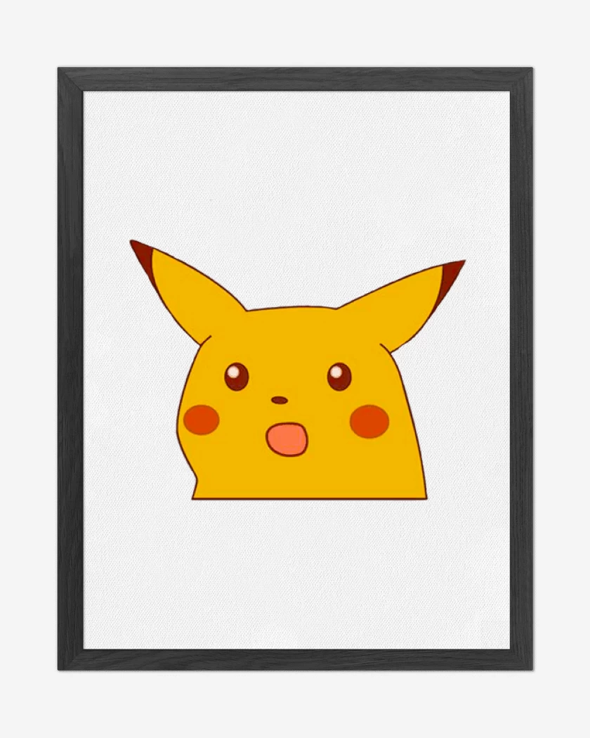 Cuadro decorativo Blanco de Pikachumeme