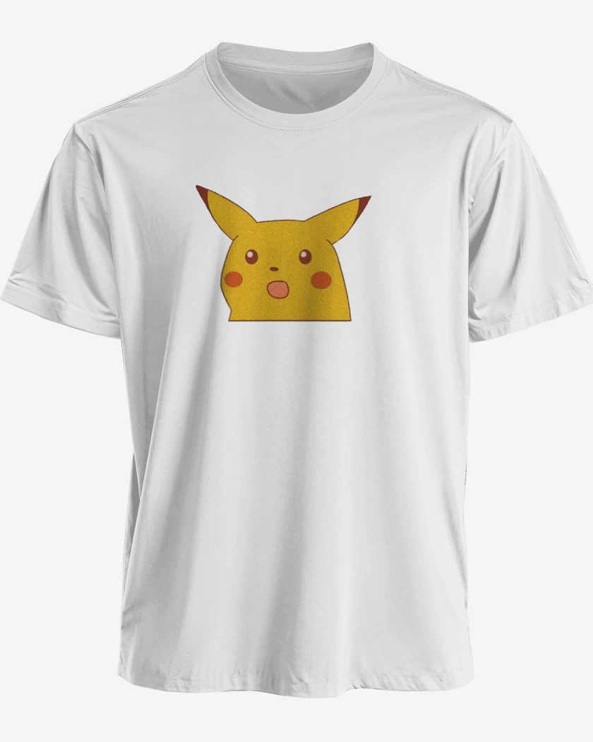 Polera premium Blanco de Pikachumeme