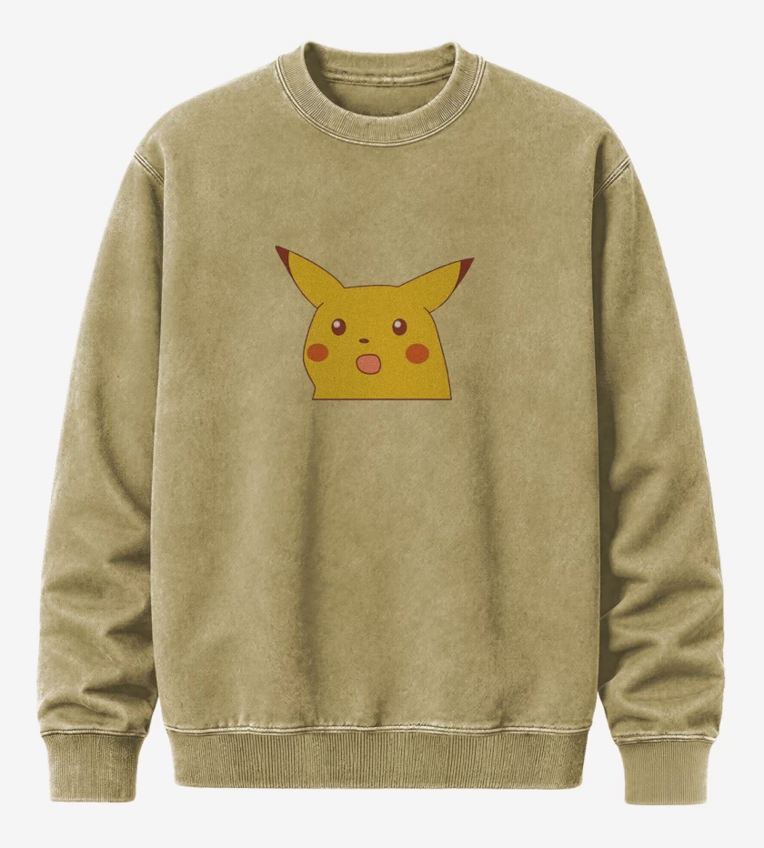 Poleron Polo Acid Wash Beige de Pikachumeme