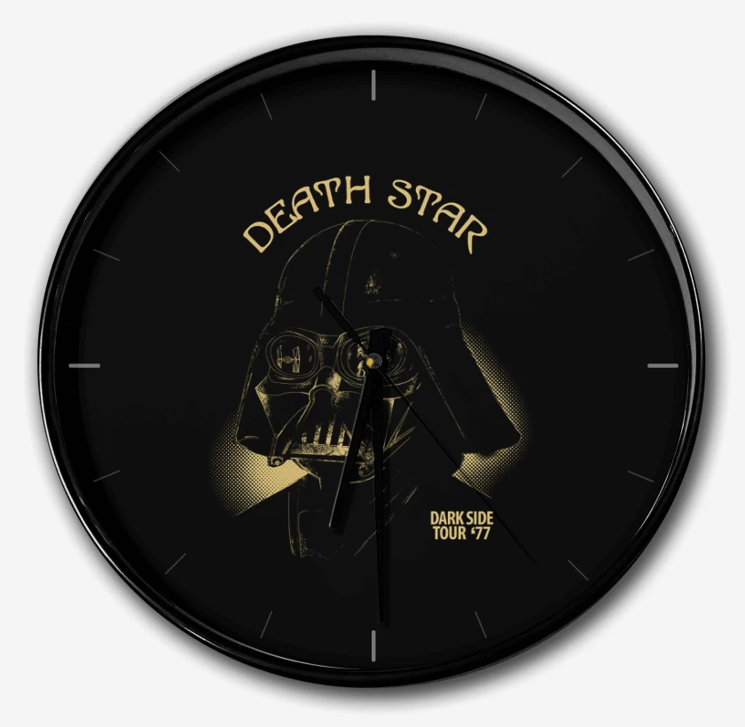 Reloj Negro de Death star vader 