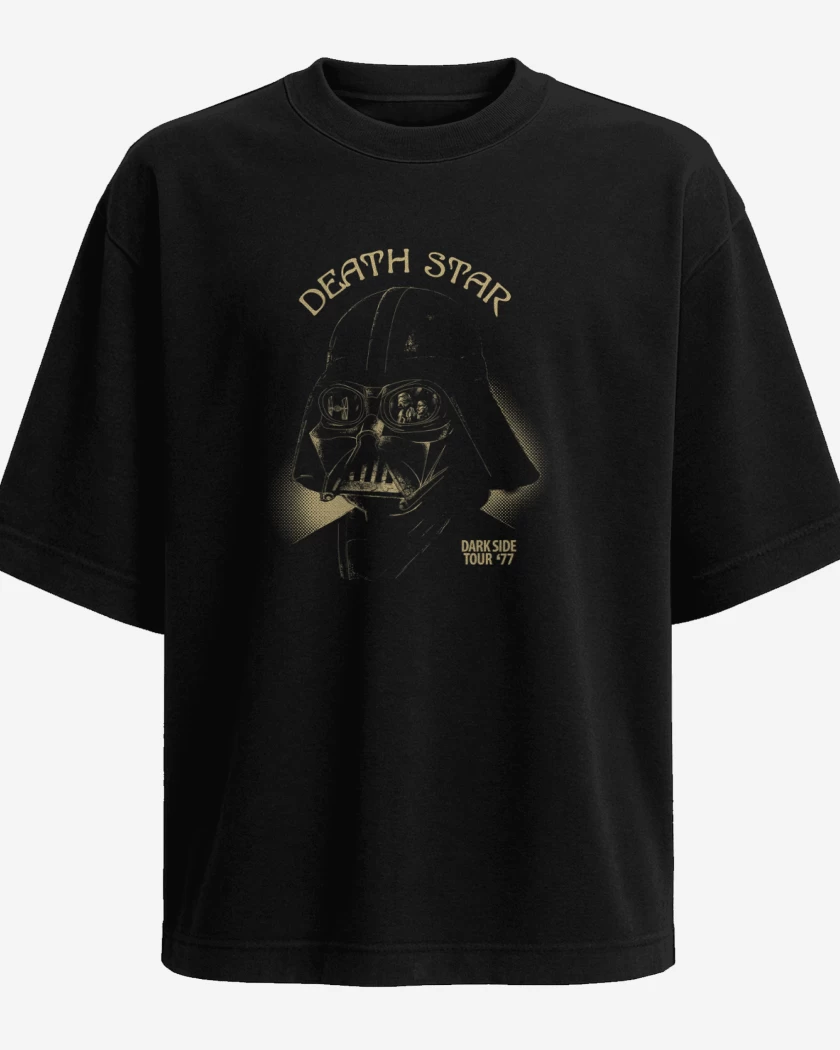 Polera Oversize Death star vader 