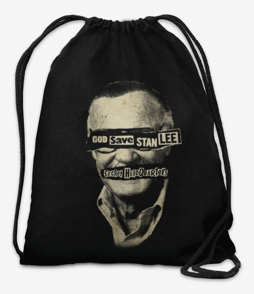 Mochila Negro de God save stan lee