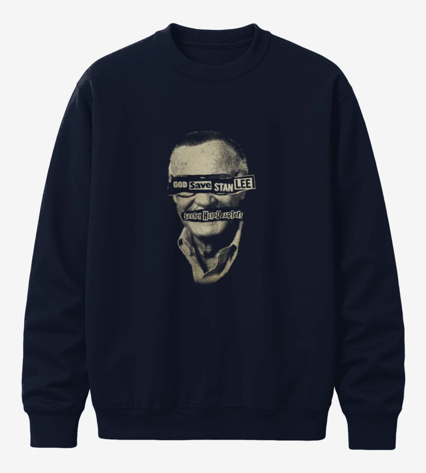Poleron polo Azul Marino de God save stan lee