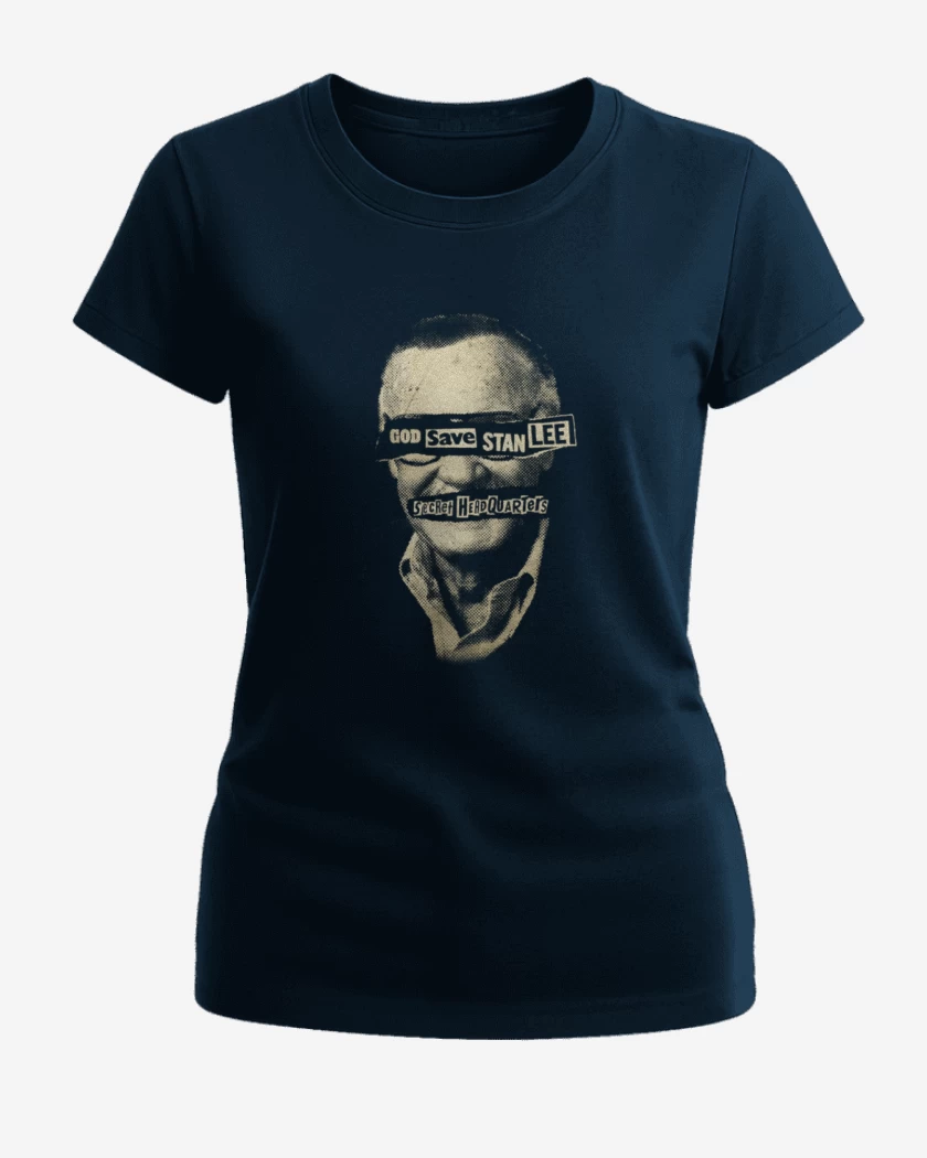 Polera de Mujer Azul Marino de God save stan lee