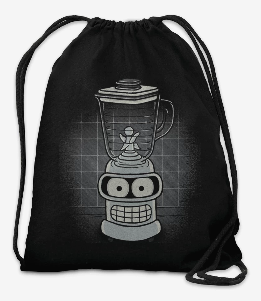 Mochila Negro de Licuadora bender