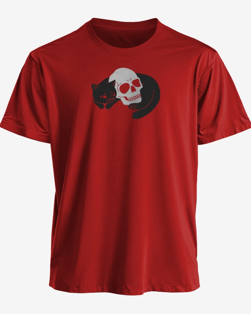 Polera Skull cat