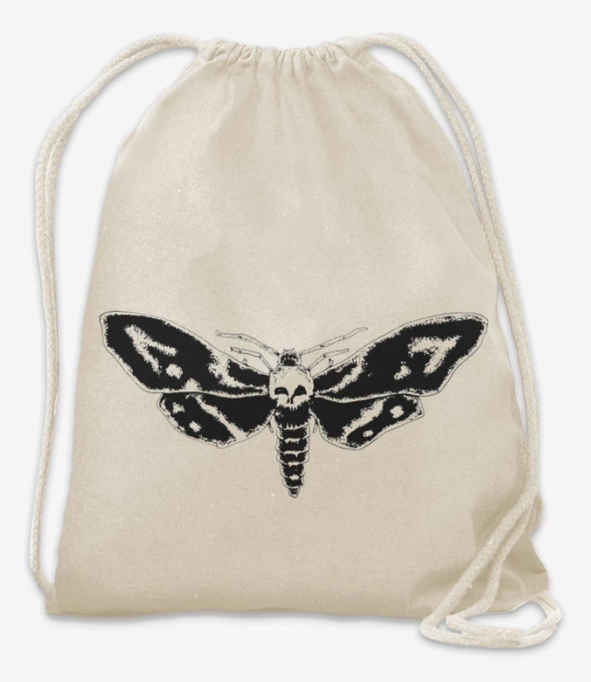Mochila Blanco de cabeza de muerte