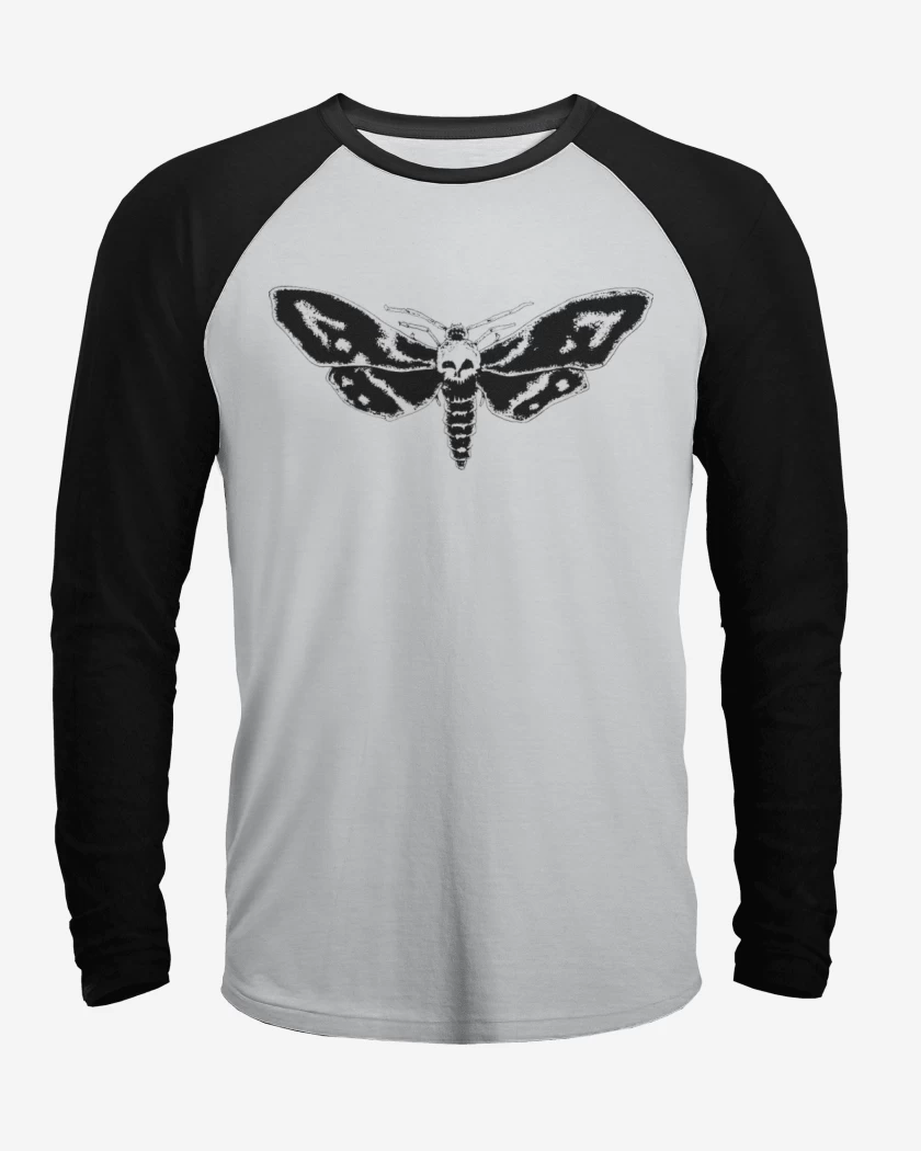 Polera Raglan cabeza de muerte