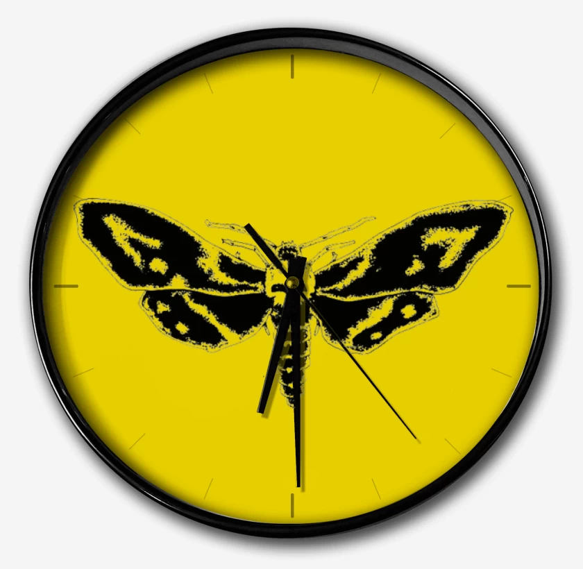 Reloj Amarillo de cabeza de muerte