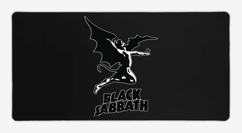 Mouse pad Gamer Negro de Black Sabbath - Demon