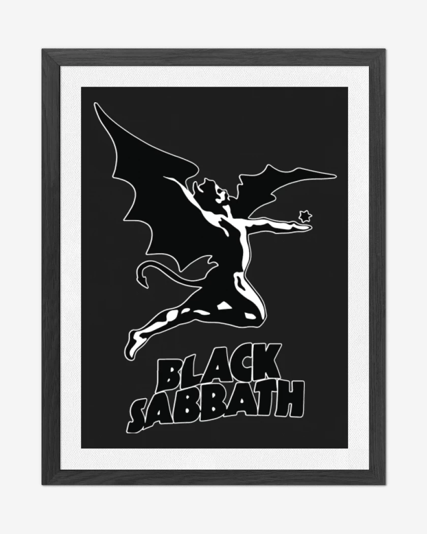 Cuadro decorativo Negro de Black Sabbath - Demon