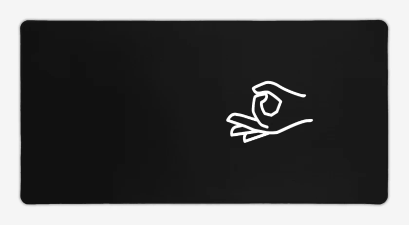 Mouse pad Gamer Negro de Mira