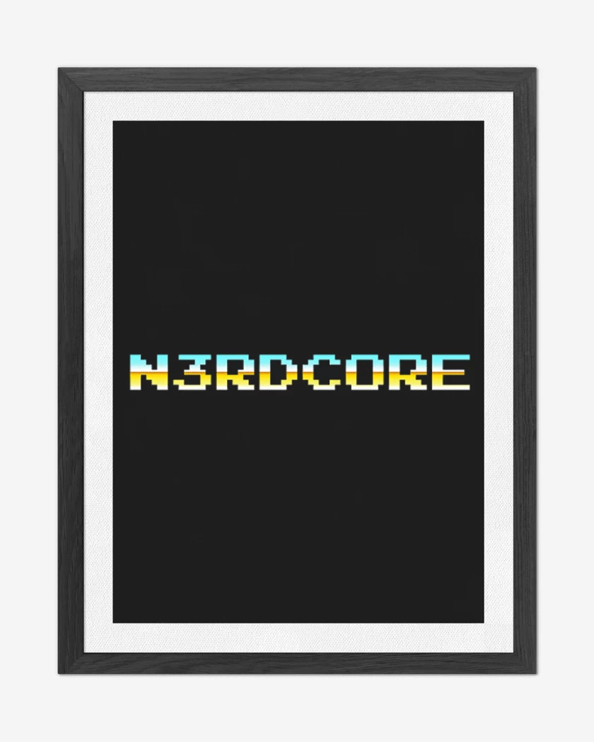 Cuadro decorativo Negro de Nerdcore