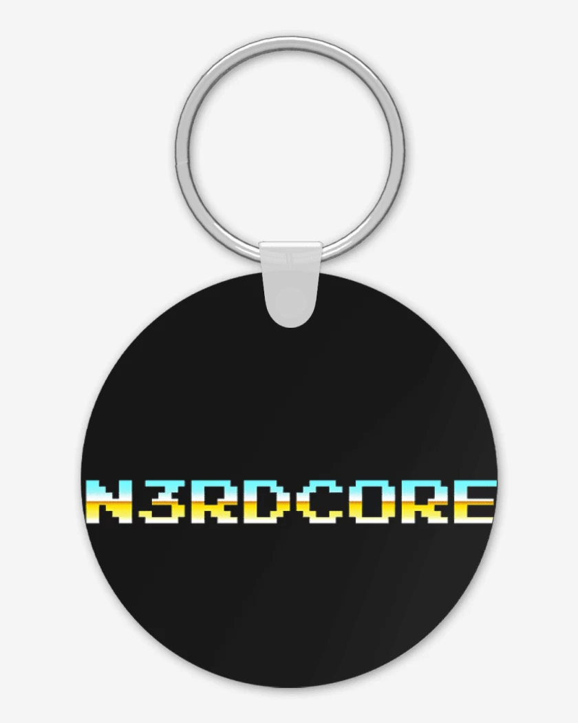 Llavero Negro de Nerdcore