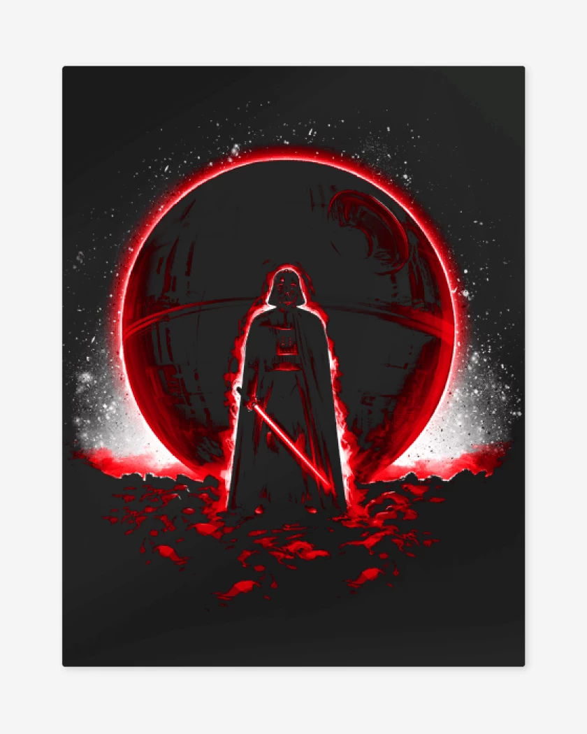 Print metalico Negro de Darksidee
