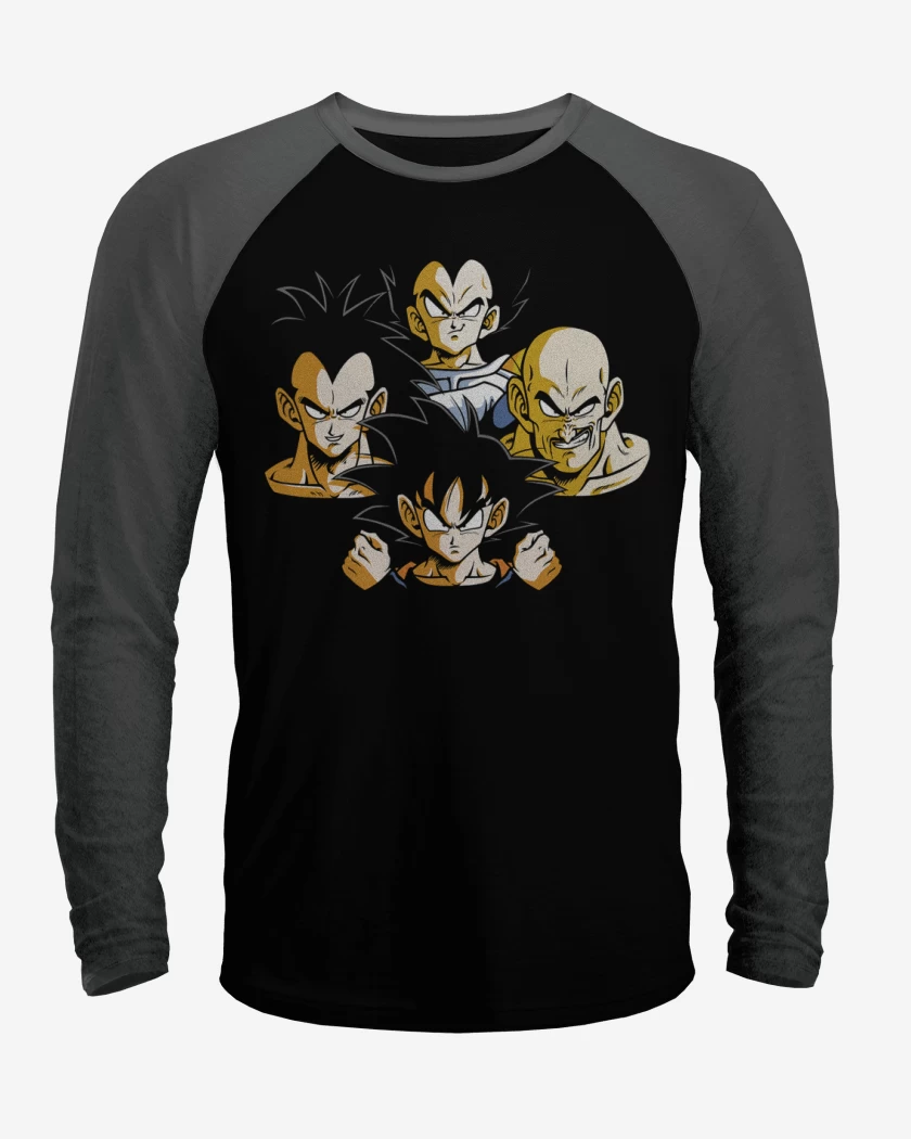 Polera Raglan Saiyans Rhapsody