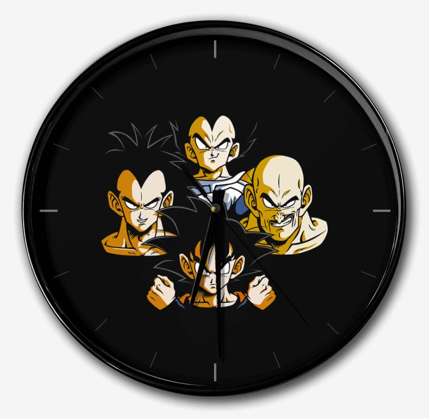 Reloj Negro de Saiyans Rhapsody