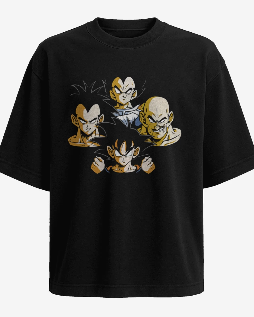 Polera Oversize Saiyans Rhapsody