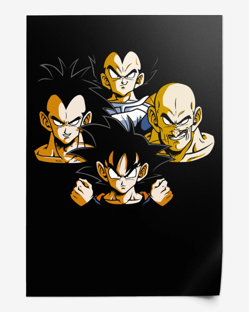 Print Saiyans Rhapsody