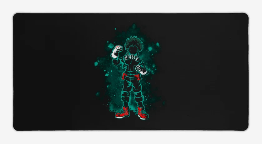 Mouse pad Gamer Negro de Deku