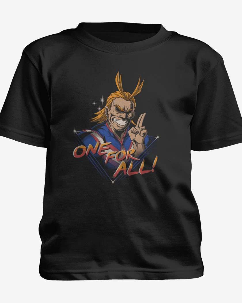 Polera de niño Negro de One for all