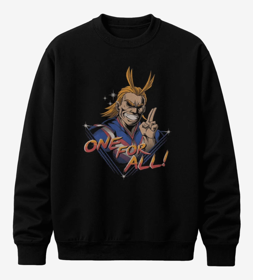 Poleron polo Negro de One for all
