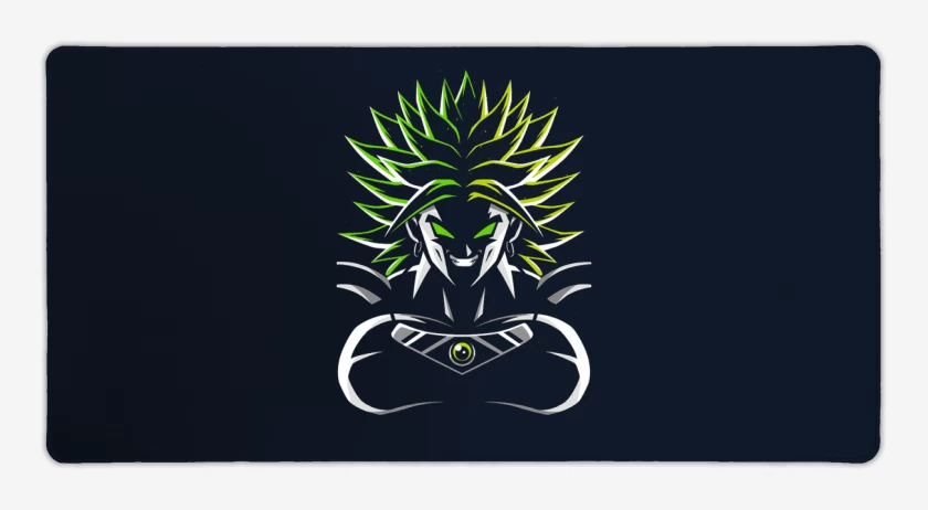 Mouse pad Gamer Azul Marino de Broly fase 2 