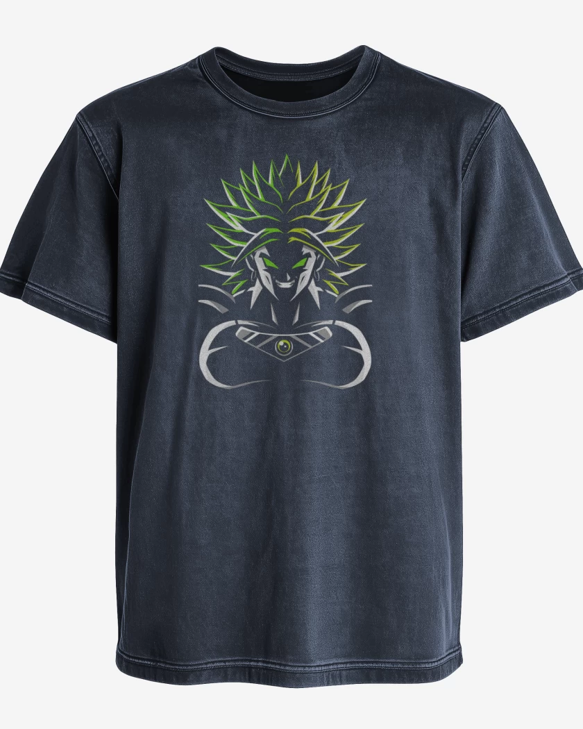 Polera desgastada Broly fase 2 