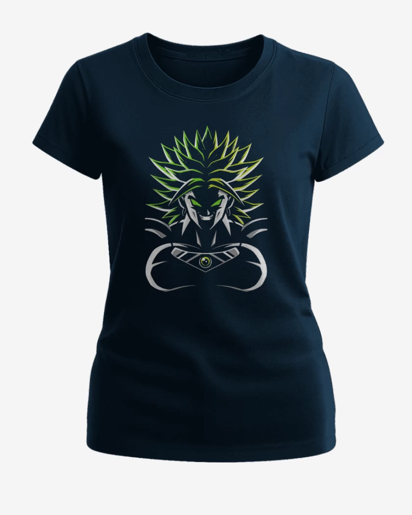 Polera de Mujer Azul Marino de Broly fase 2 