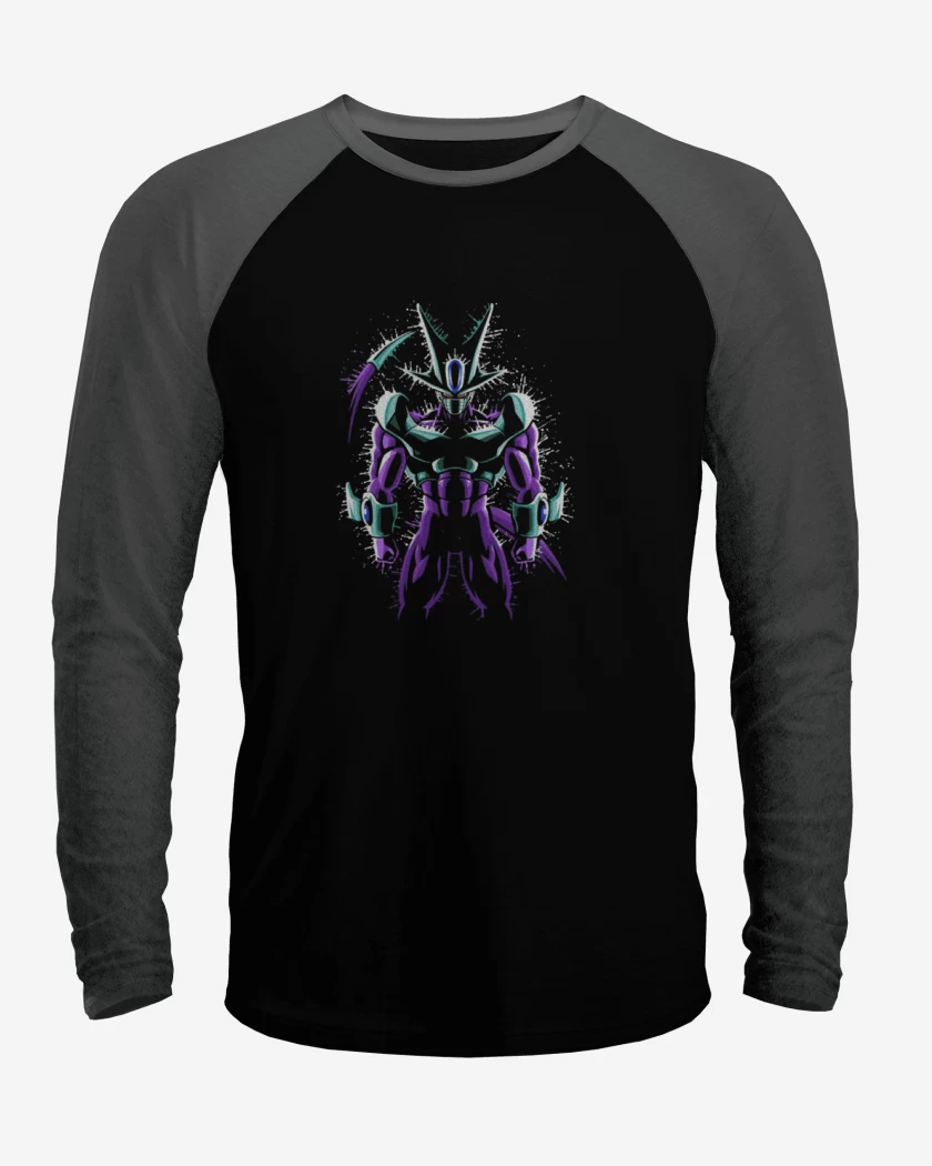 Polera Raglan Negro / Negro Heather de Coolerr