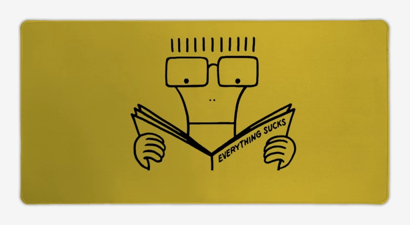 Mouse pad Gamer Amarillo de Descendentz