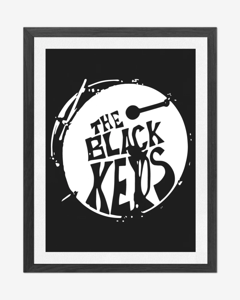 Cuadro decorativo Negro de The Black Keys V2