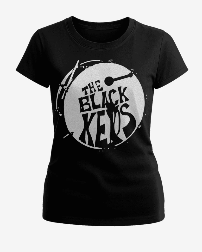 Polera de Mujer Negro de The Black Keys V2