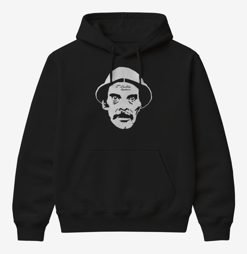 Poleron Canguro básico Negro de Don Ramon II