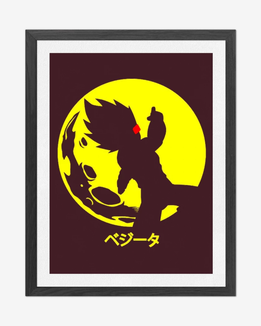 Cuadro decorativo Burdeo de Vegeta Moon