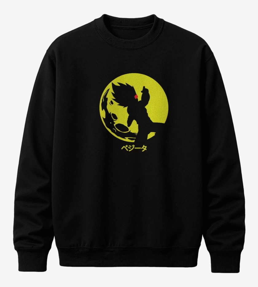 Poleron polo Negro de Vegeta Moon