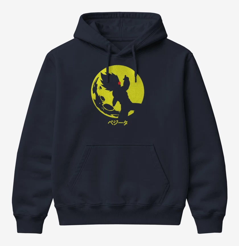 Poleron Canguro básico Azul Marino de Vegeta Moon