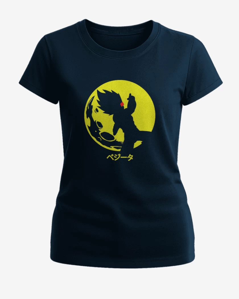 Polera de Mujer Azul Marino de Vegeta Moon