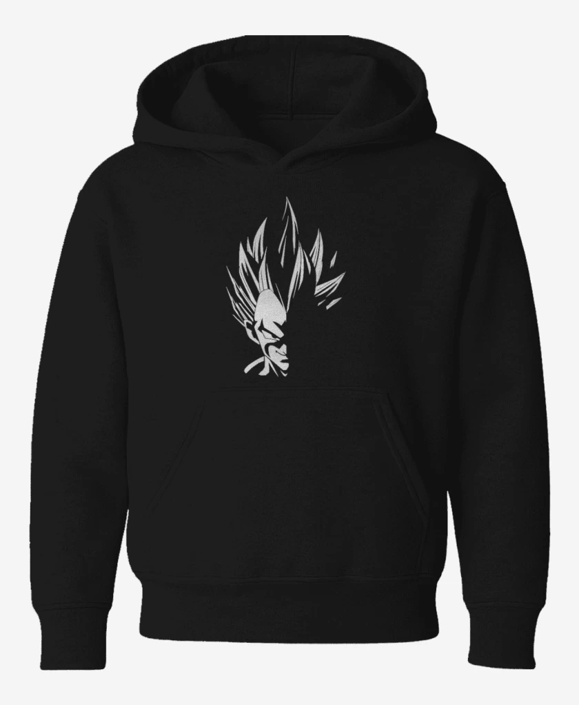 Poleron de niño Negro de Vegeta dark